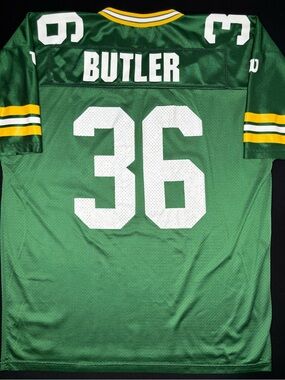 Green Bay Packers Leroy Butler Wilson Football Jersey Size: 50